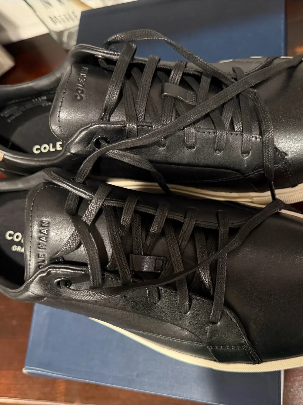 New in Box Cole Haan Black Grand Kittery Court-Sneakers